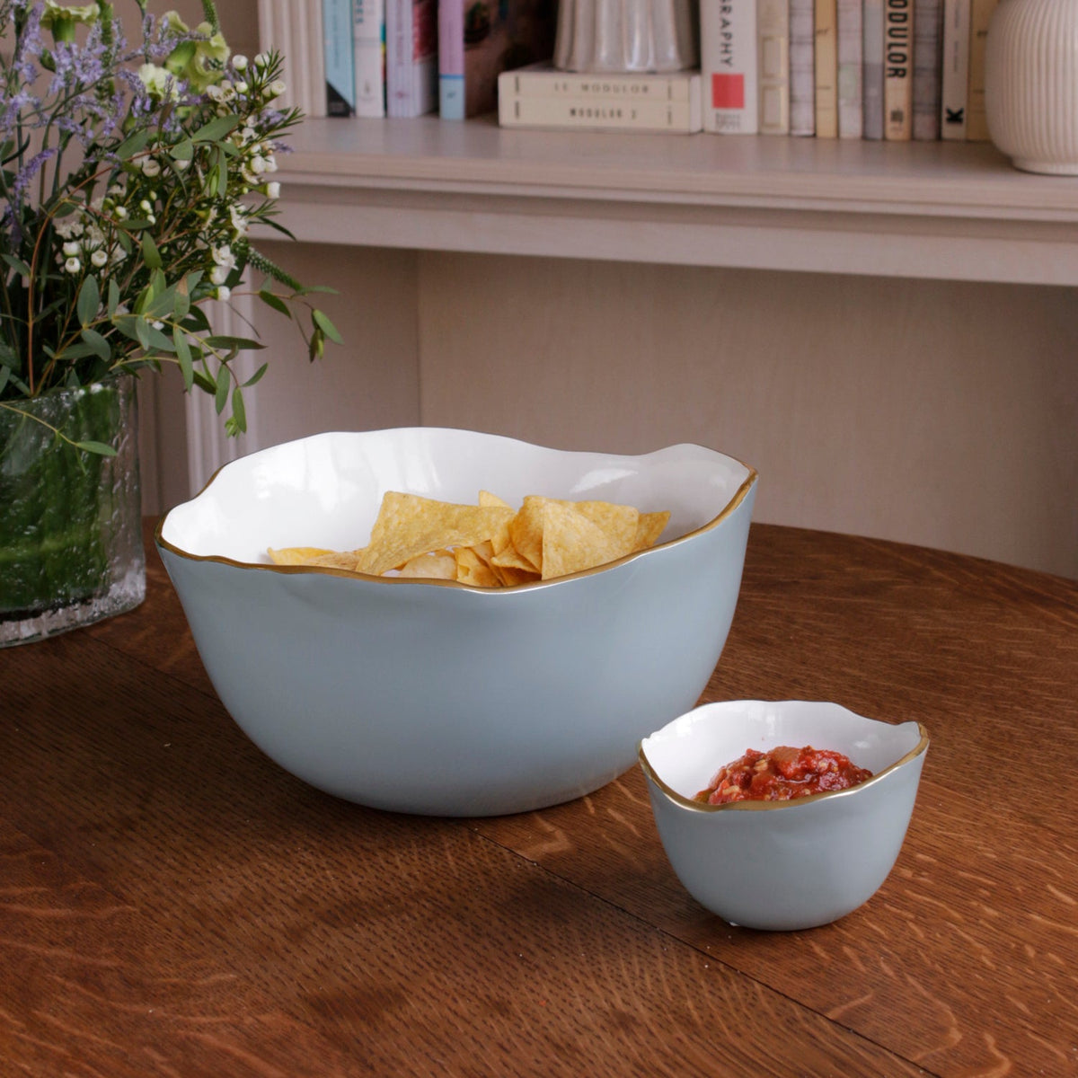 ENCANTO Osaka Small Bowl Slate & White