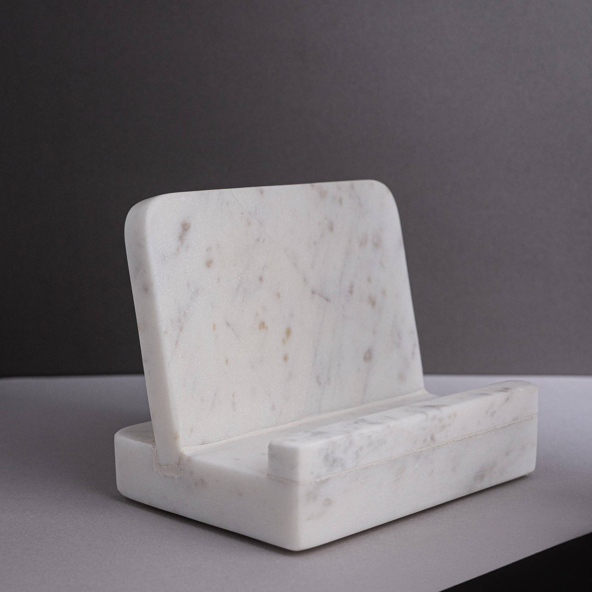 Marble Cook Book Stand Opal White
