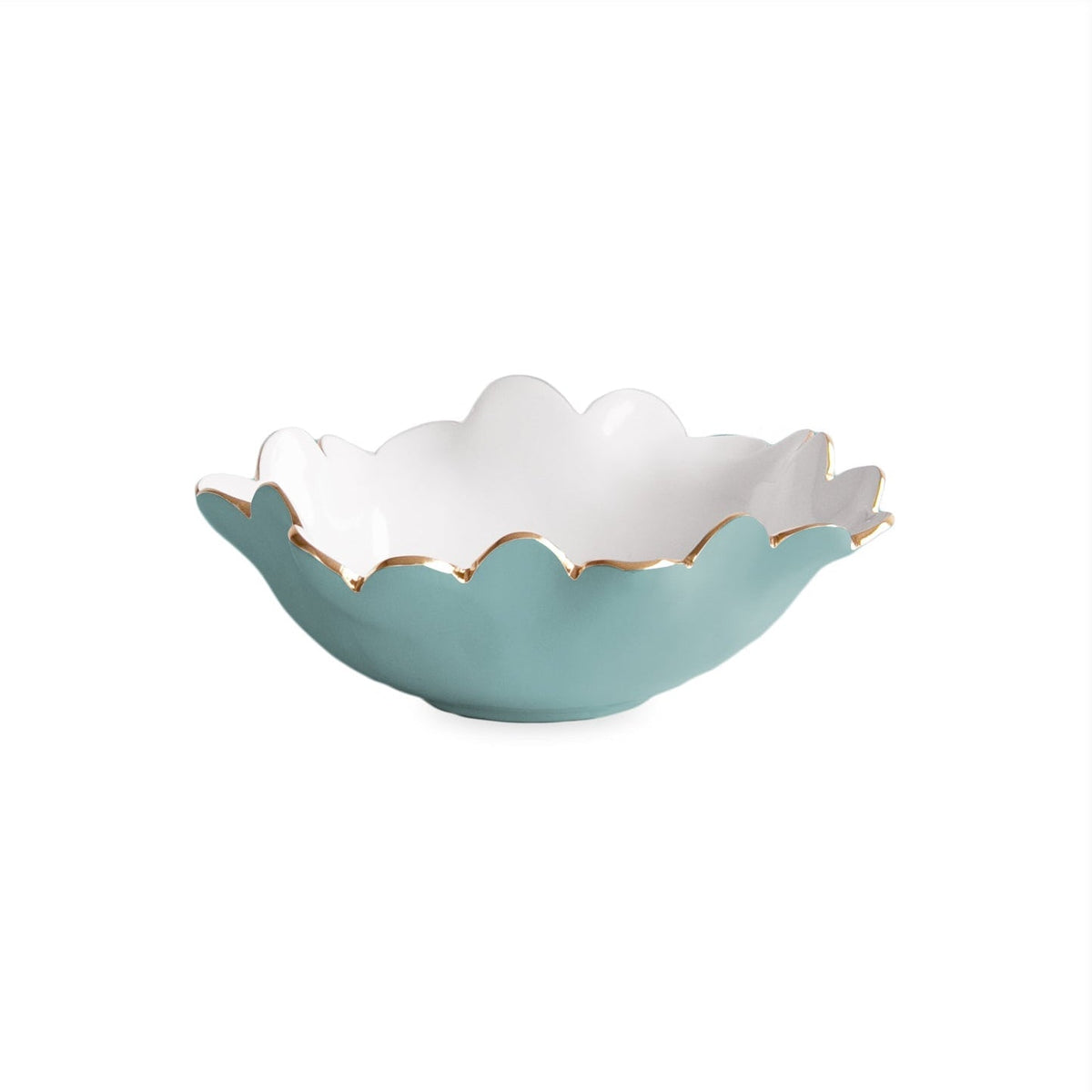 ENCANTO Colette Mini Bowl (Turquoise and White)