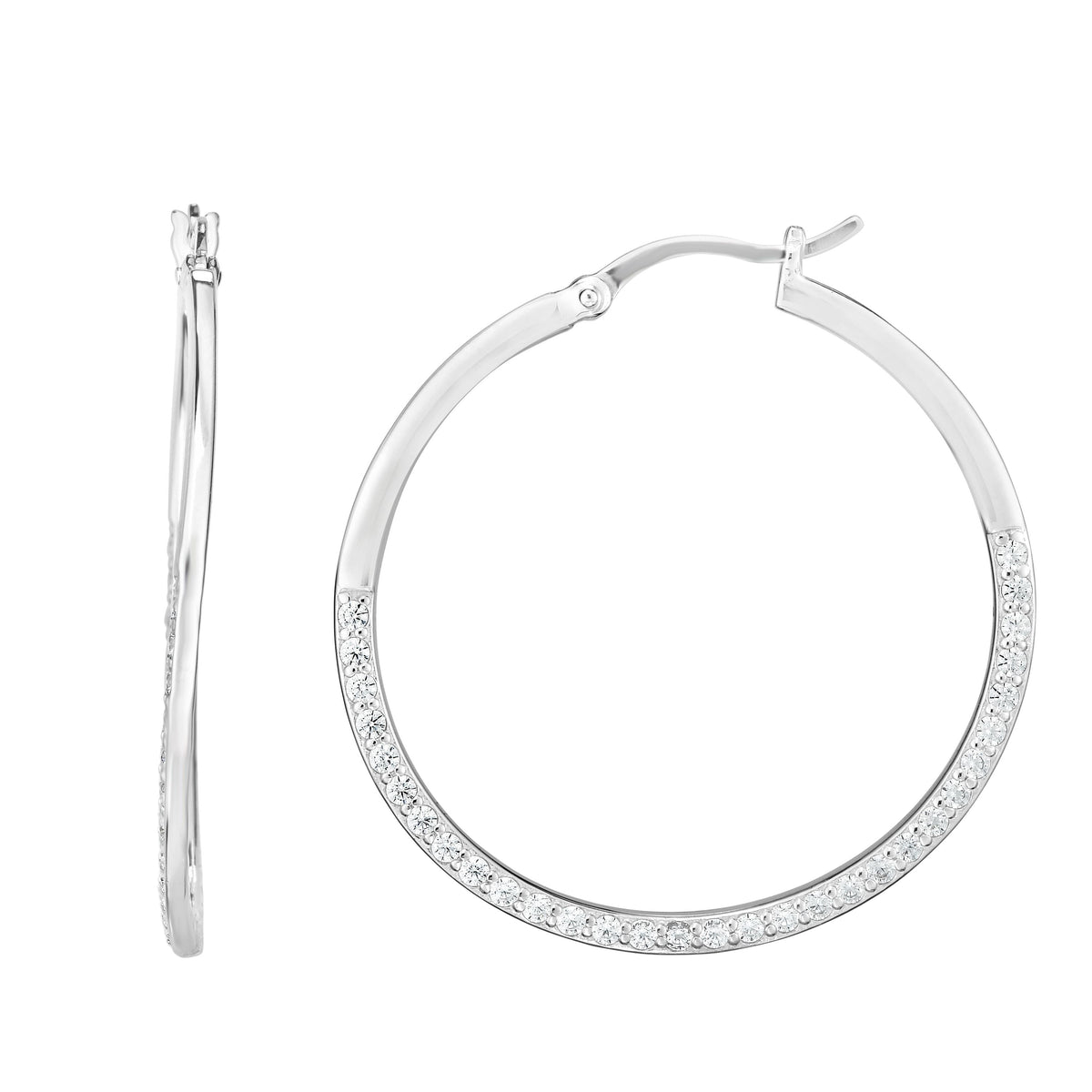 925 White Silver Earrings | Carroll's