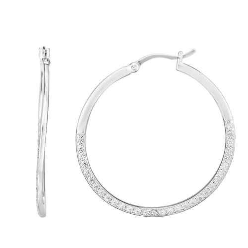 925 White Silver Earrings | Carroll's