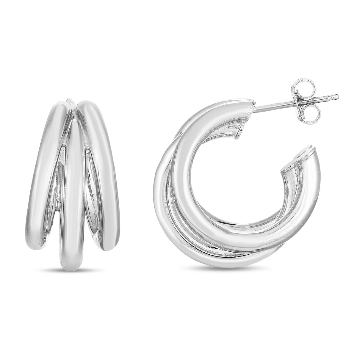 925 White Silver Earrings | Carroll's