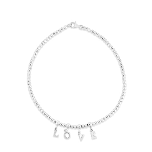 925 White Silver Anklets | Carroll's
