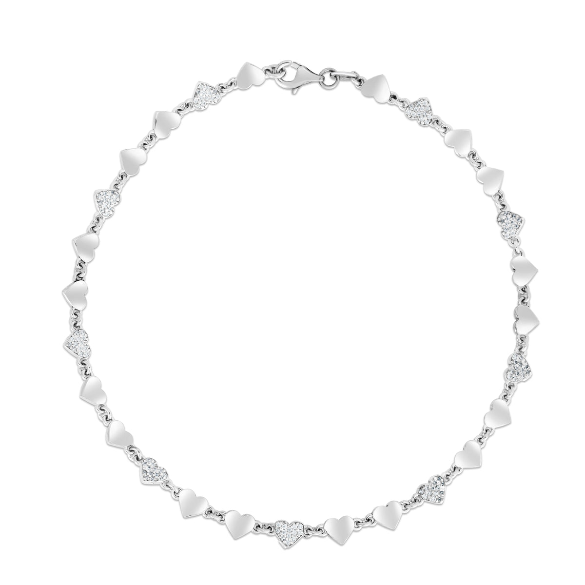 925 White Silver Anklets | Carroll's