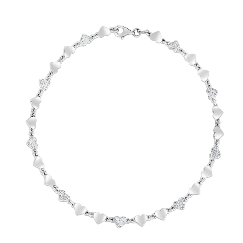 925 White Silver Anklets | Carroll's