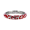 Royale Scroll Stackable Bangle in Sterling Silver