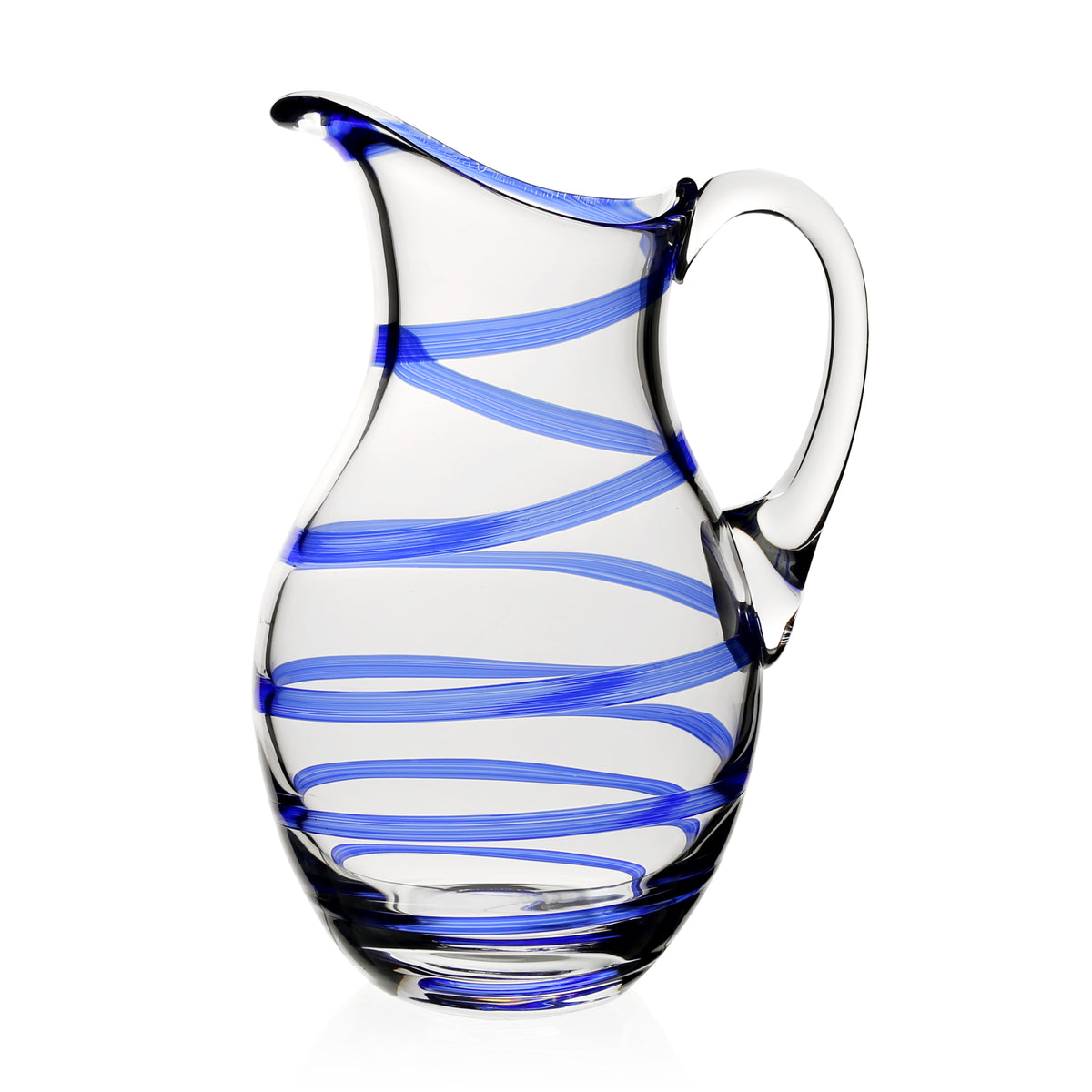 William Yeoward Crystal Bella Blue Pitcher