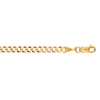 14K Yellow Gold 3.6mm Comfort Curb Chain Necklace