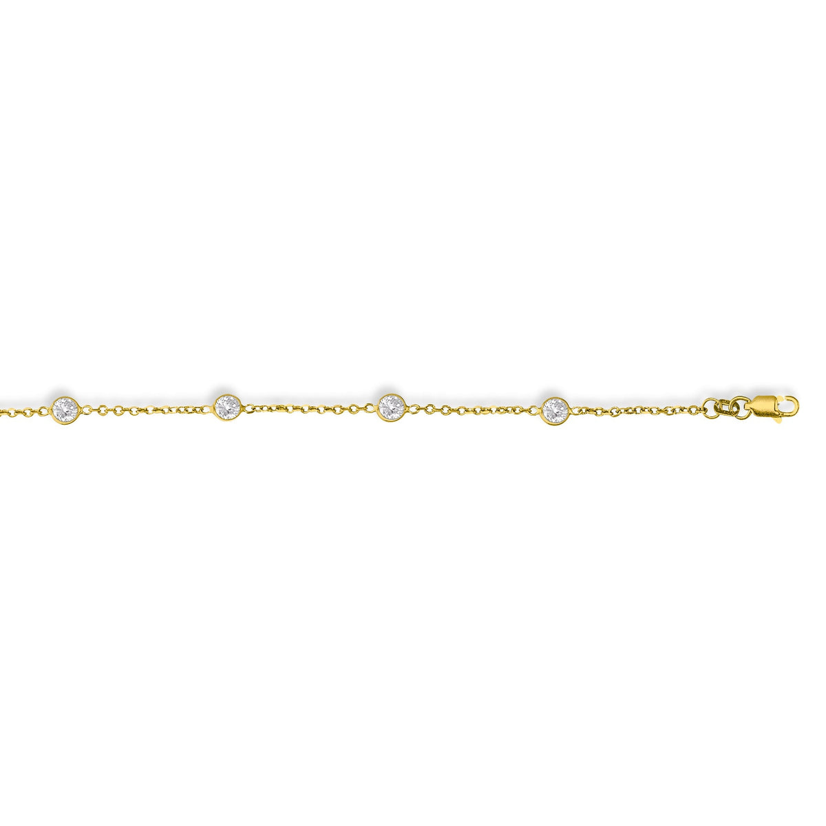 Royal Chain Cubic Zirconia Anklets | Carroll's