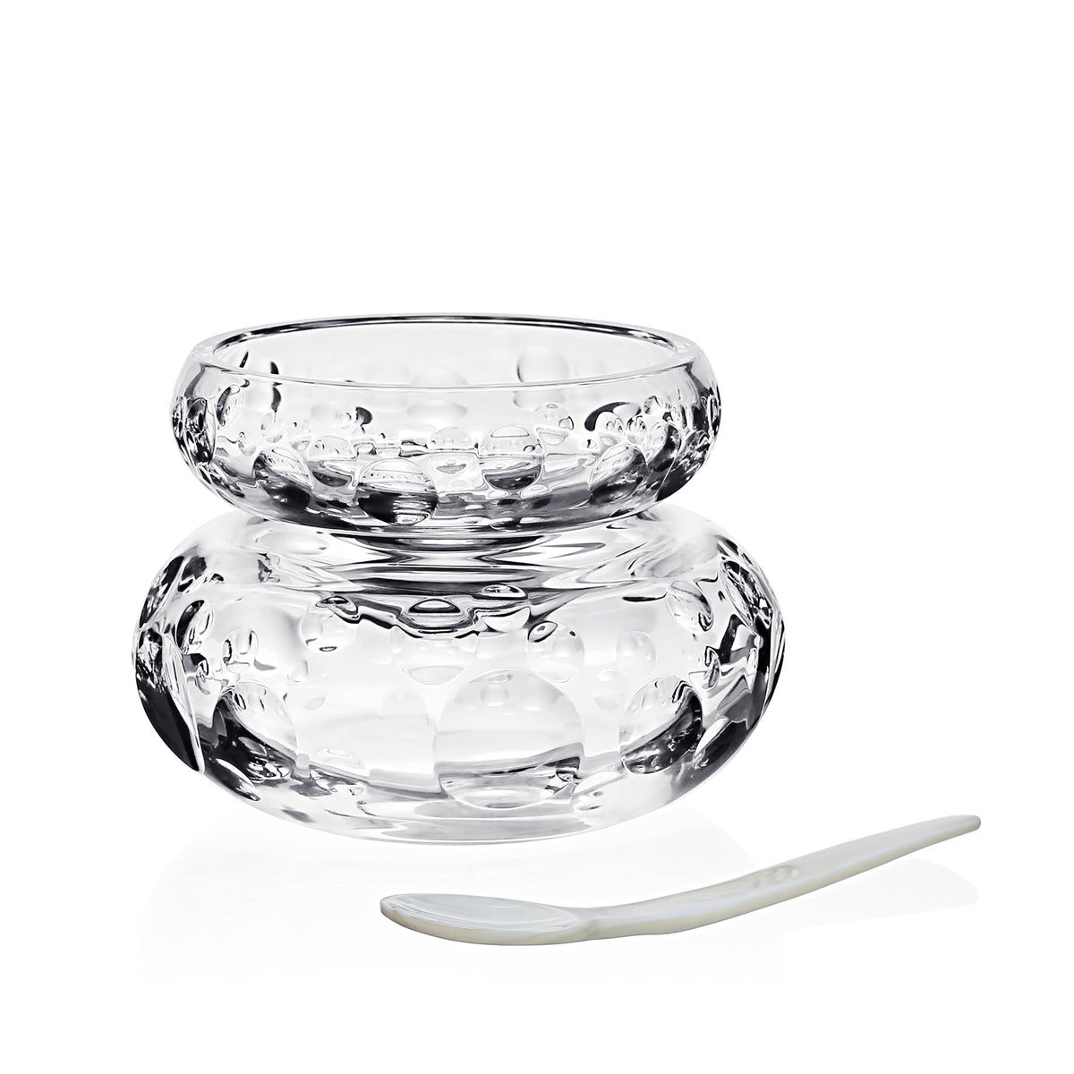 William Yeoward Crystal Caprice Caviar Server & Spoon