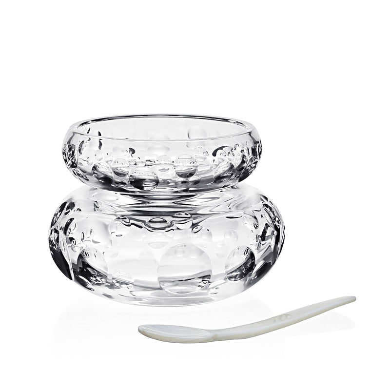 William Yeoward Crystal Caprice Caviar Server & Spoon
