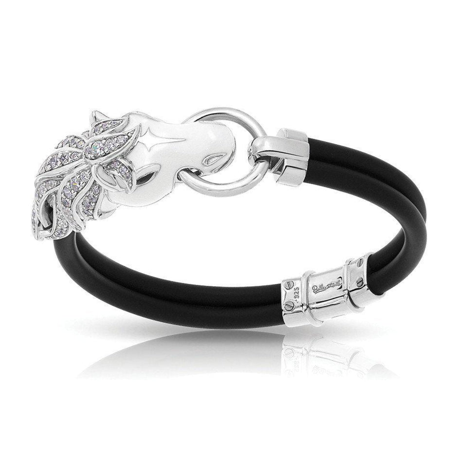 Cheval Bangle in white