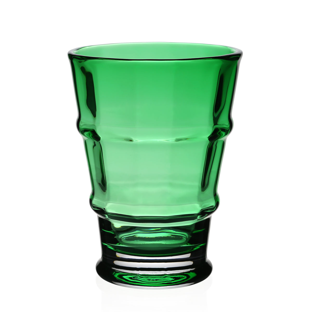 William Yeoward Crystal Cotswold Apple Green Vase — Large