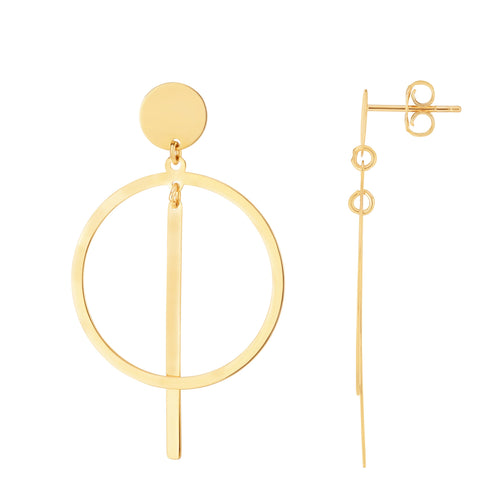 14K Yellow Gold Earrings | Carroll's
