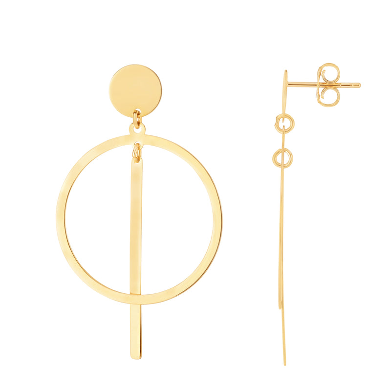14K Yellow Gold Earrings | Carroll's