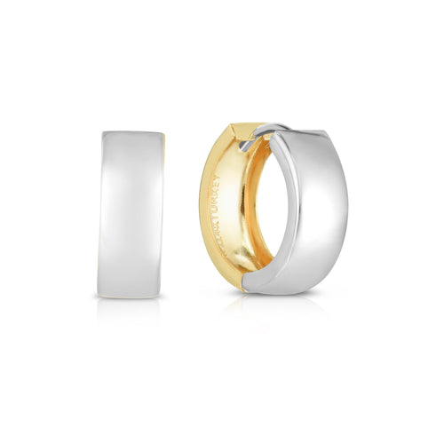 14K Two-Tone Gold Earrings | Carroll's
