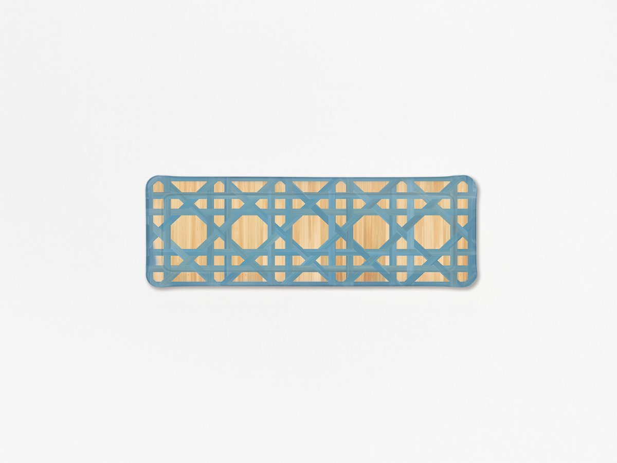 Ocean Blue Epoch Oblong Tray