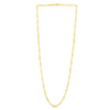 14K Yellow Gold 2.8mm Figaro Chain Bracelet