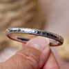 Sterling Silver Baby Bangle Bracelet with Heart Design