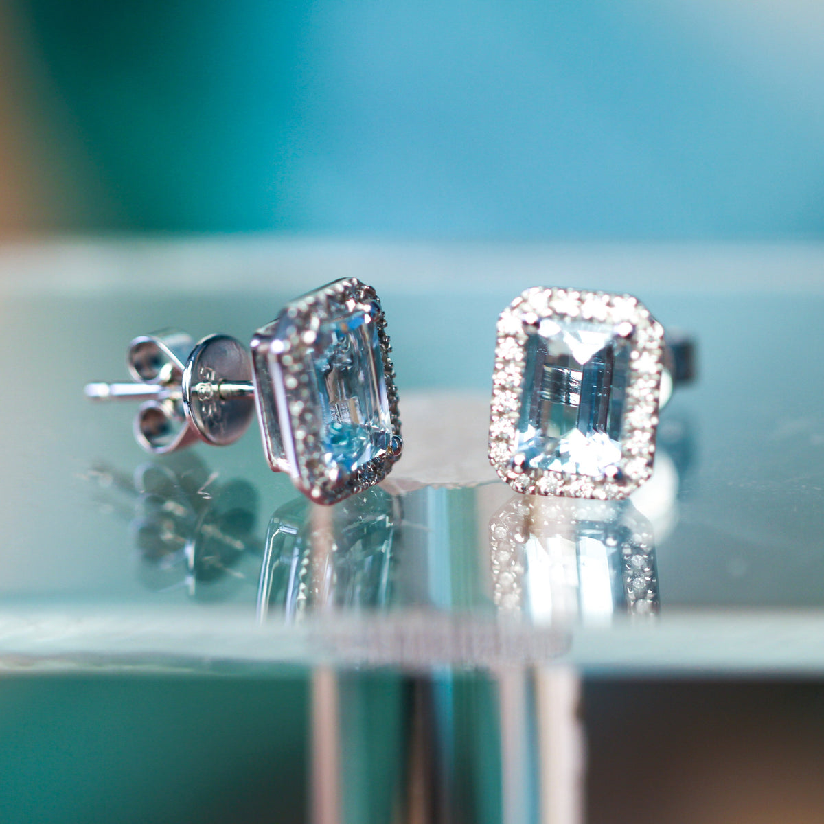 14K White Gold Earrings | Carroll's (view 2)