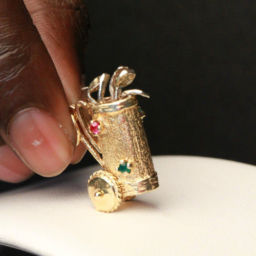 Estate 14K Emerald Pendants | Carroll's