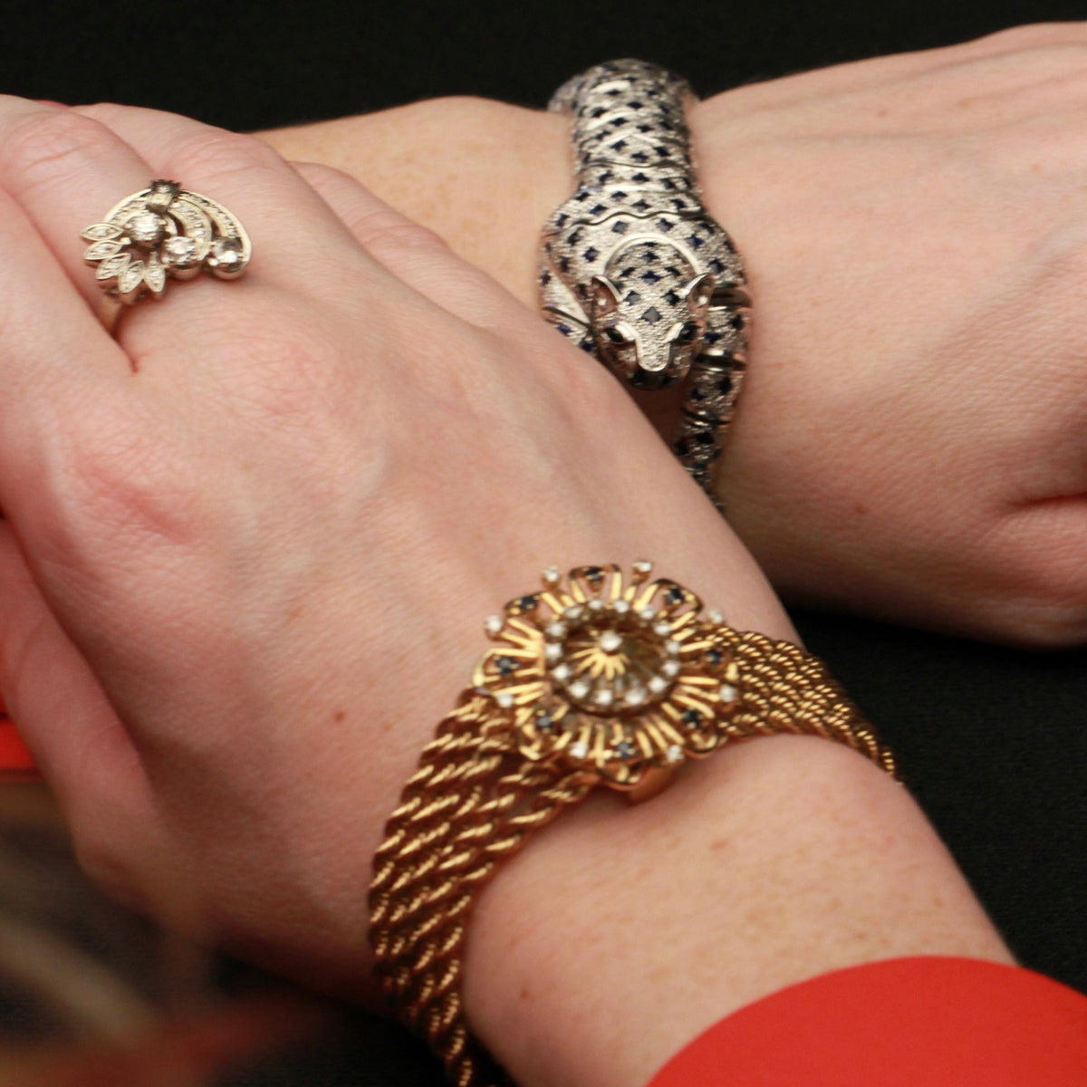 Estate Retro 14K Diamond Fashion Rings | Carroll's (view 2)