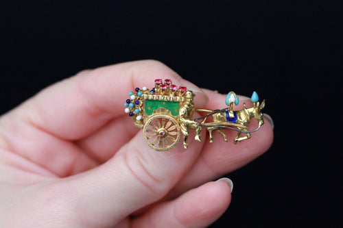 Estate 18K Ruby Brooch / Pin | Carroll's
