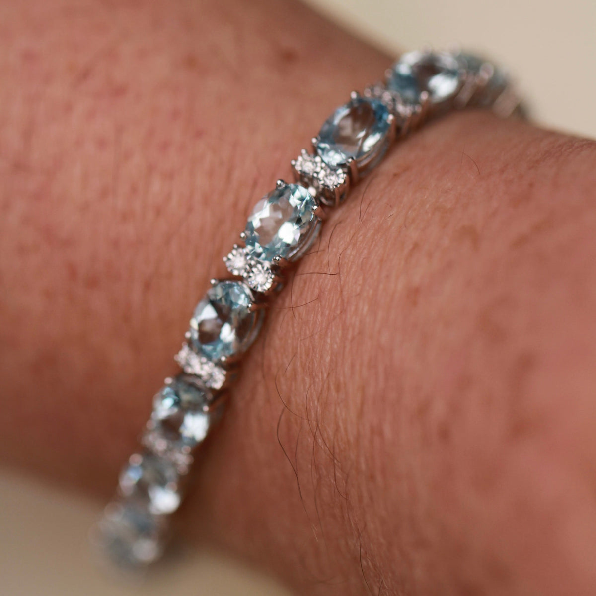 14K White Gold Bracelets | Carroll's (view 2)