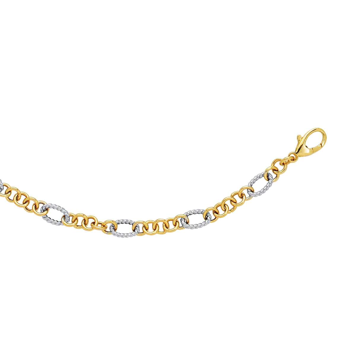 14K Two-Tone Gold Chains | Carroll's
