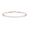 14K Rose Gold & Pearl Bead Bracelet