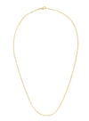14K Yellow Gold 1.5mm Paperclip Chain Anklet