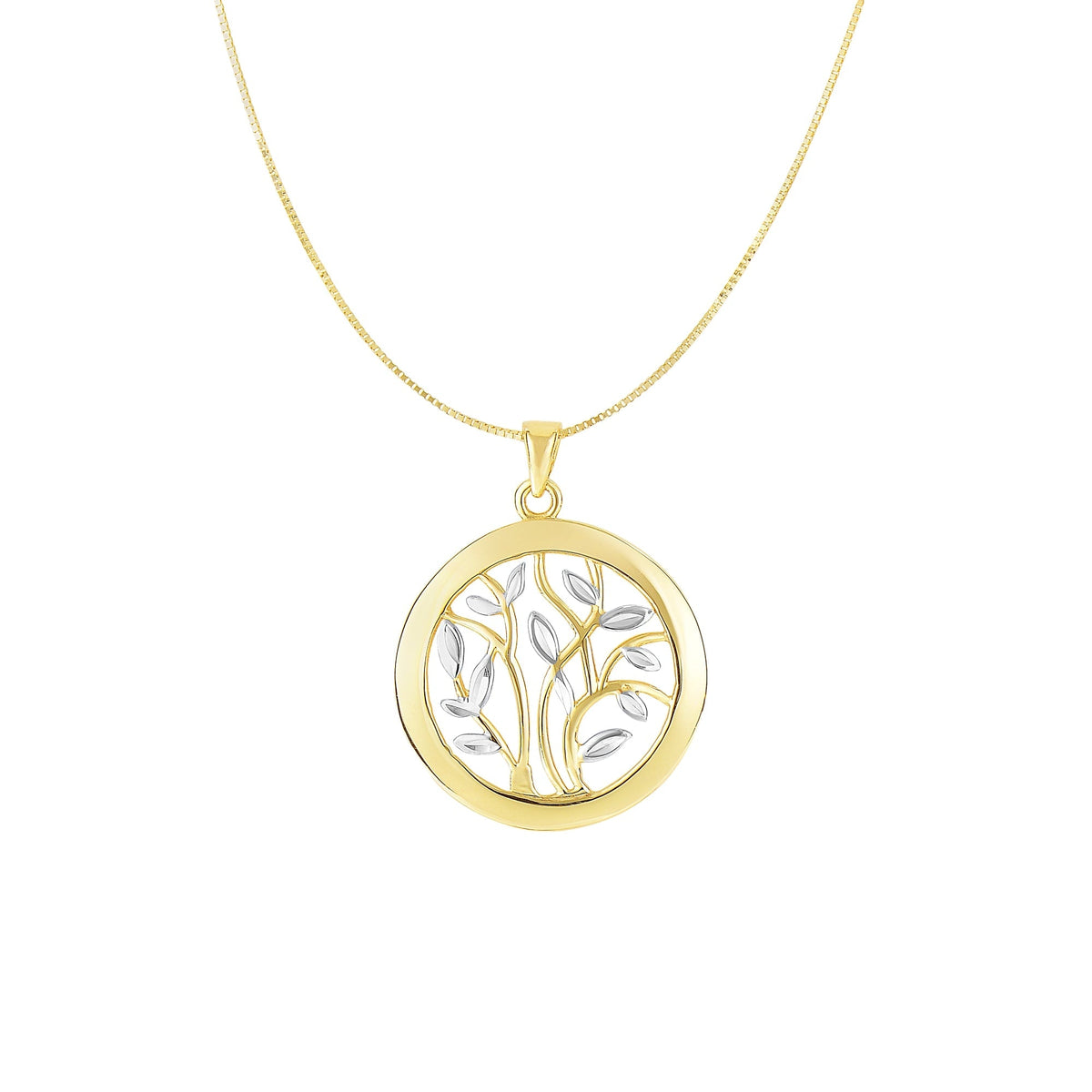 14K Two-Tone Gold Necklaces | Carroll's