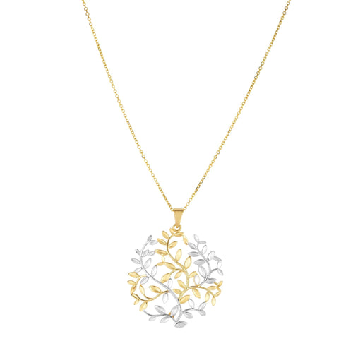 14K Two-Tone Gold Necklaces | Carroll's