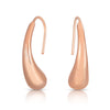 14K Rose Gold Polished Graduated Drop Earrings