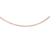 14K Rose Gold 3mm Classic Omega Necklace