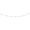 14K Rose Gold .15 Carat Diamonds by the Yard Bracelet