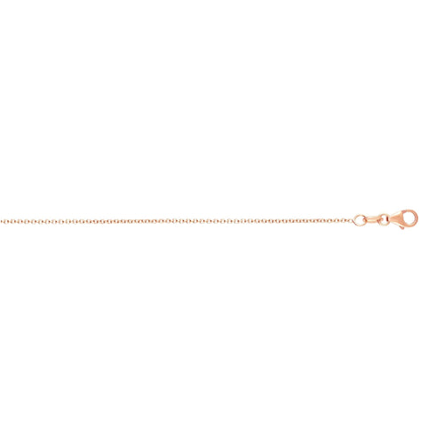 14K Rose Gold Chains | Carroll's