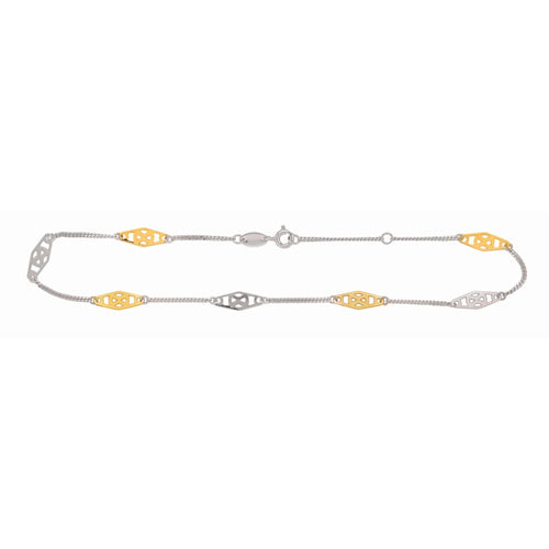14K White Gold Anklets | Carroll's