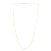 14K Yellow Gold Bead Chain Necklace