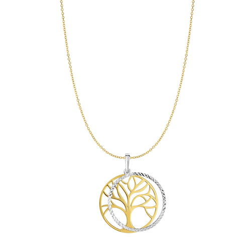 14K Two-Tone Gold Necklaces | Carroll's