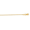 14K Yellow Gold 1.3mm Rope Chain Necklace