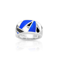 Blue White & Black