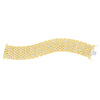 14K Two-Tone Gold 27.5mm Wide Diamond Panther Bracelet