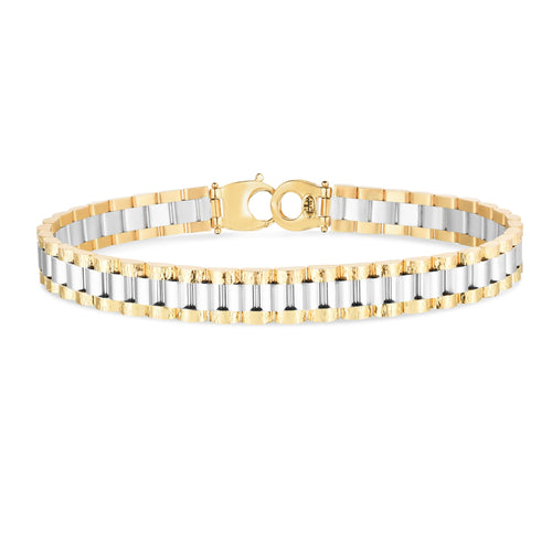 14K Two-Tone Gold Bracelets | Carroll's