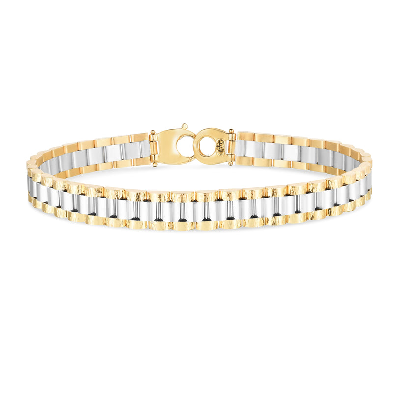 14K Two-Tone Gold Bracelets | Carroll's