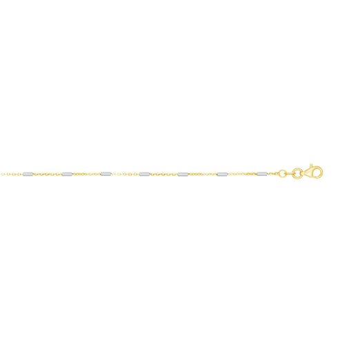 14K Two-Tone Gold Chains | Carroll's