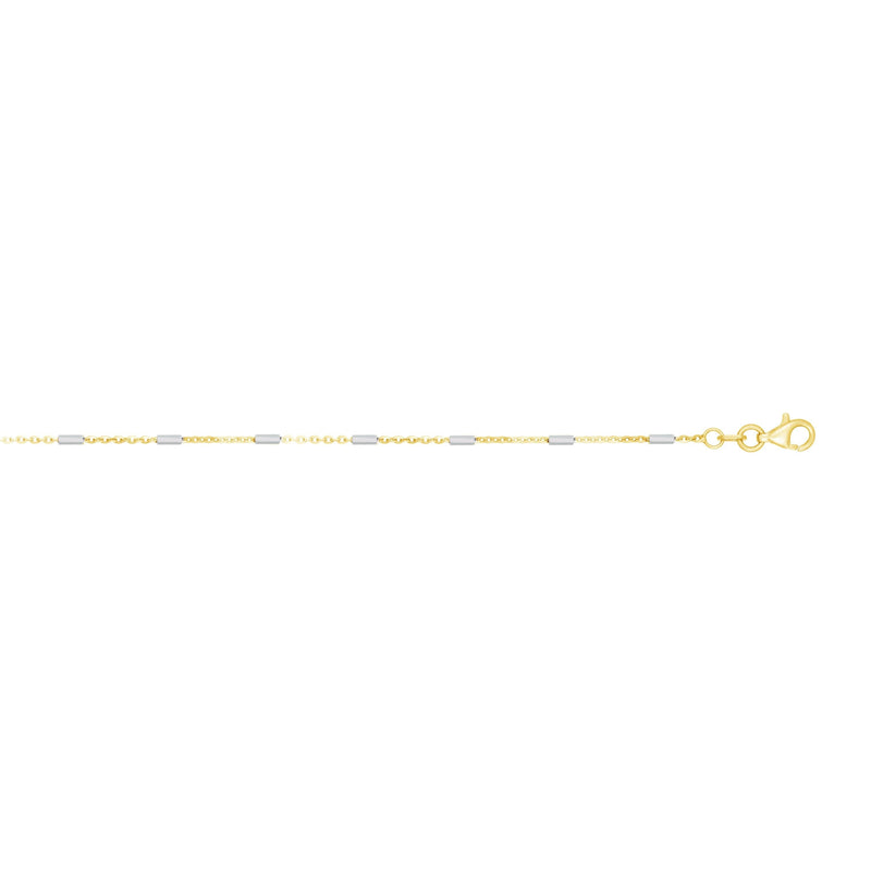14K Two-Tone Gold Chains | Carroll's