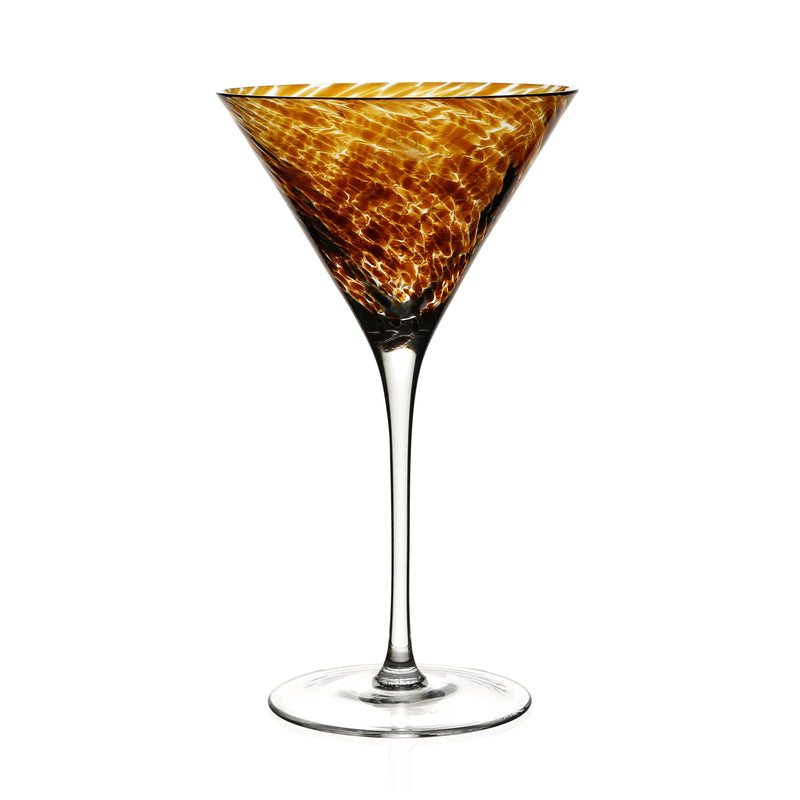 William Yeoward Crystal Vanessa Tortoise Martini Glass Set of 2
