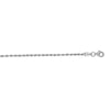 14K White Gold 1.8mm Diamond Cut Royal Rope Chain Necklace