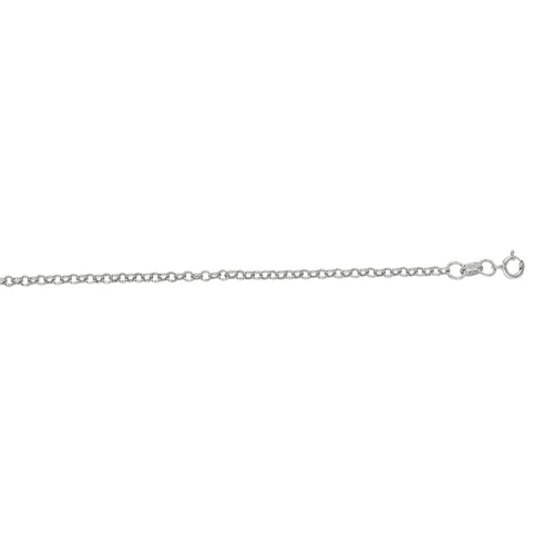 14K White Gold Chains | Carroll's